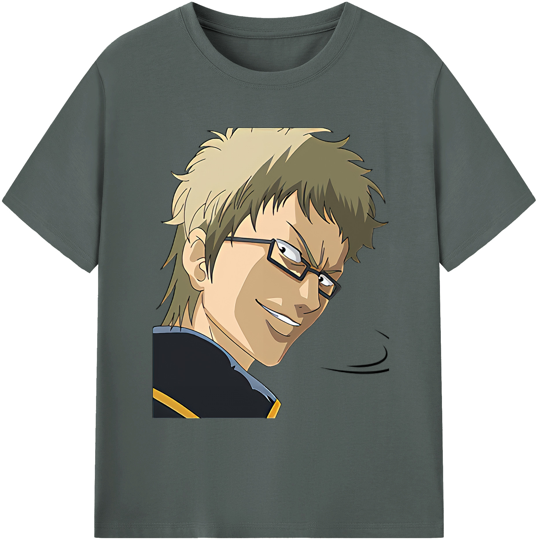 （画像用） ぎんたま 坂田銀時（さかたぎんとき） 神楽 志村新八（しむら しんぱち） GINTAMA Sakata Gintoki Kagura Shimura Shinpachi 綿100％ メンズ半袖Tシャツ｜肌触りやわらか＆通気性
